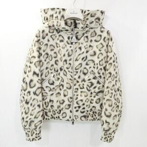 ❤️Moncler Snow Leopard Print Faux Fur Jacket❤️